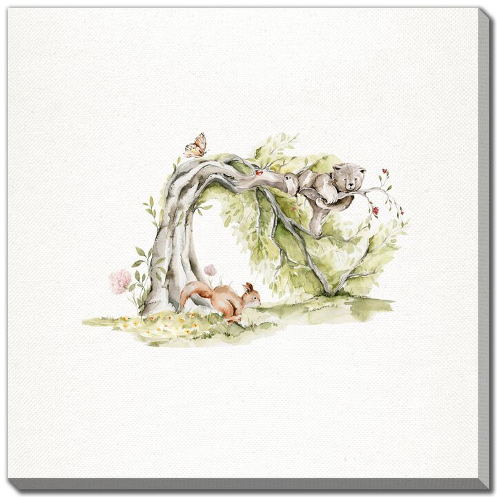 The Bear And The Busy Squirrel