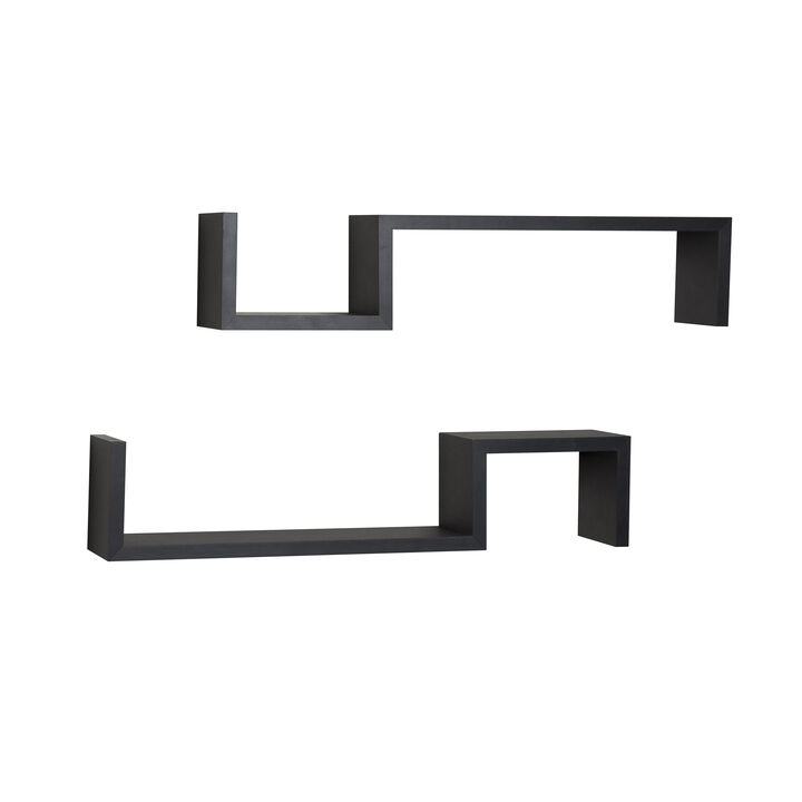 S Wall Mount Shelves (Set of 2)