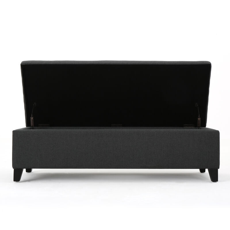 Merax Modern Storage Ottoman Bench image number 5