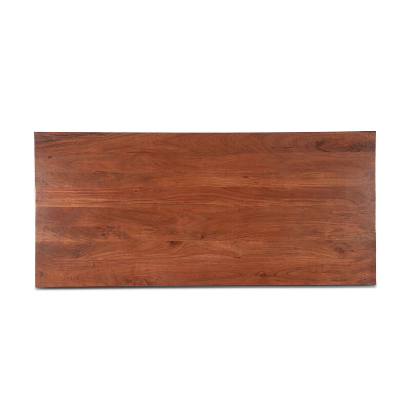 World Interiors Stavanger 75 Gathering Table in Cinnamon Brown Finish