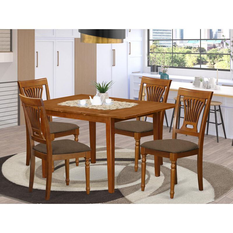 5 Pc small Kitchen Table set-small Dining Tables and 4 Kitchen Chairs