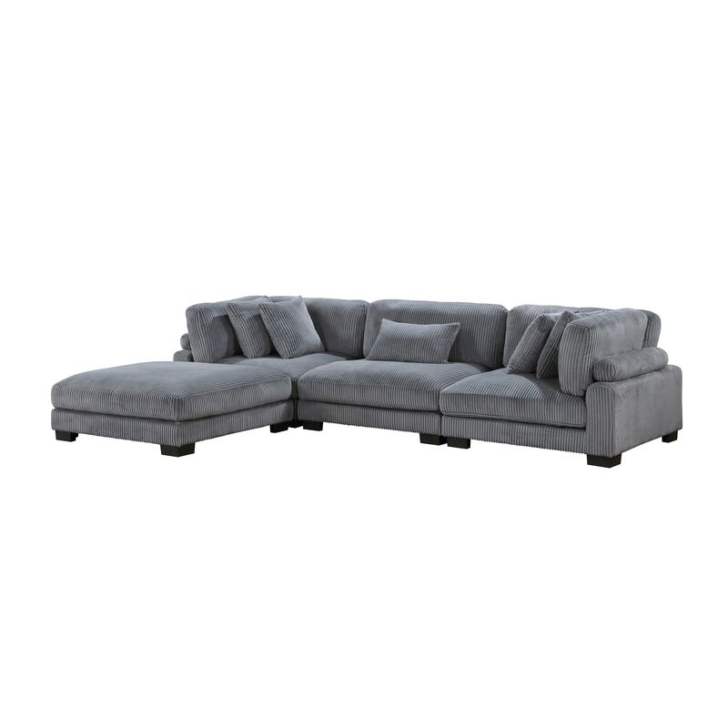 Traverse 3-Piece Sectional with Ottoman