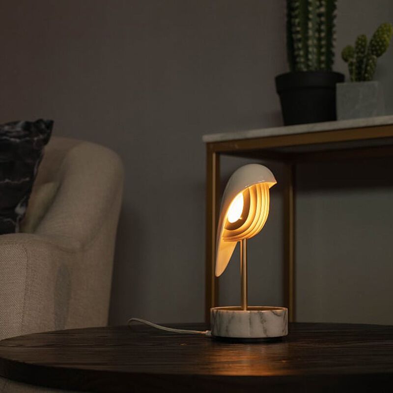 Alarm Clock + Light CHIRP White image number 2