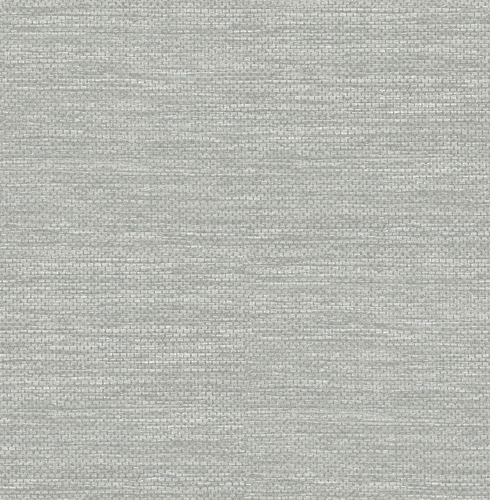Malin Light Grey Faux Grasscloth Wallpaper (Set of 2)