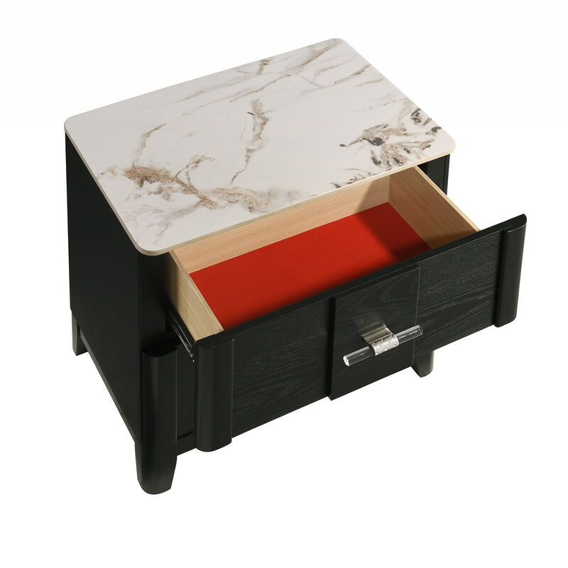 Wynavere Porcelain-Top 2-Drawer Nightstand image number 8