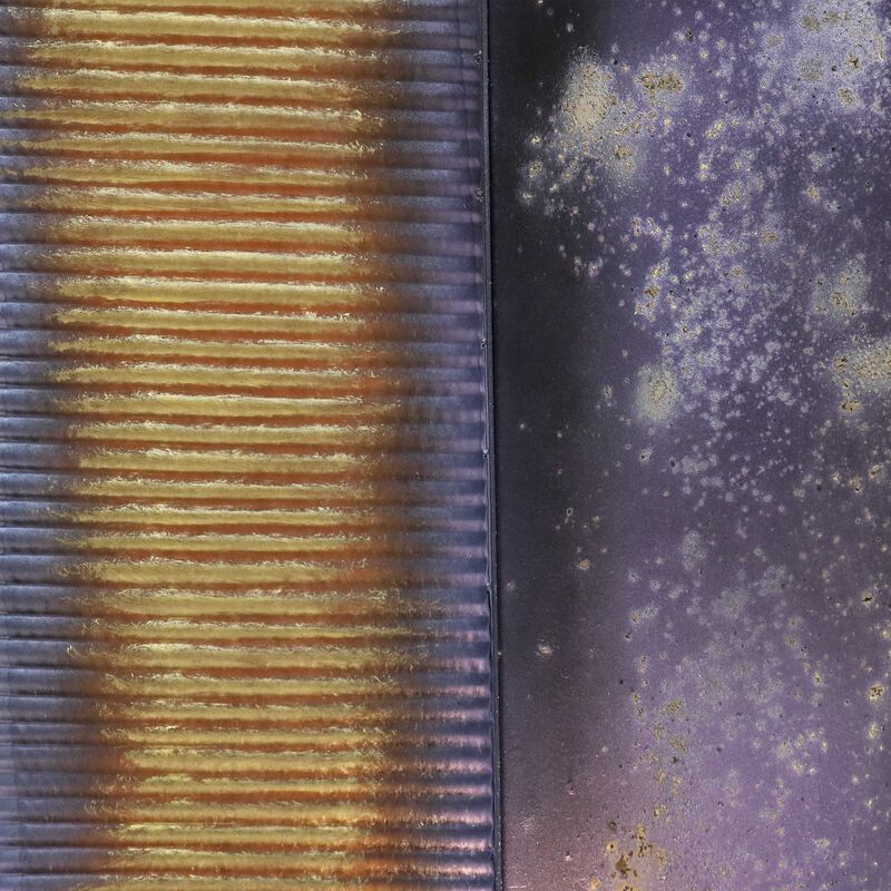 Sunnydaze Cascading Tower Metal Water Fountain with LED Lights - 32 in