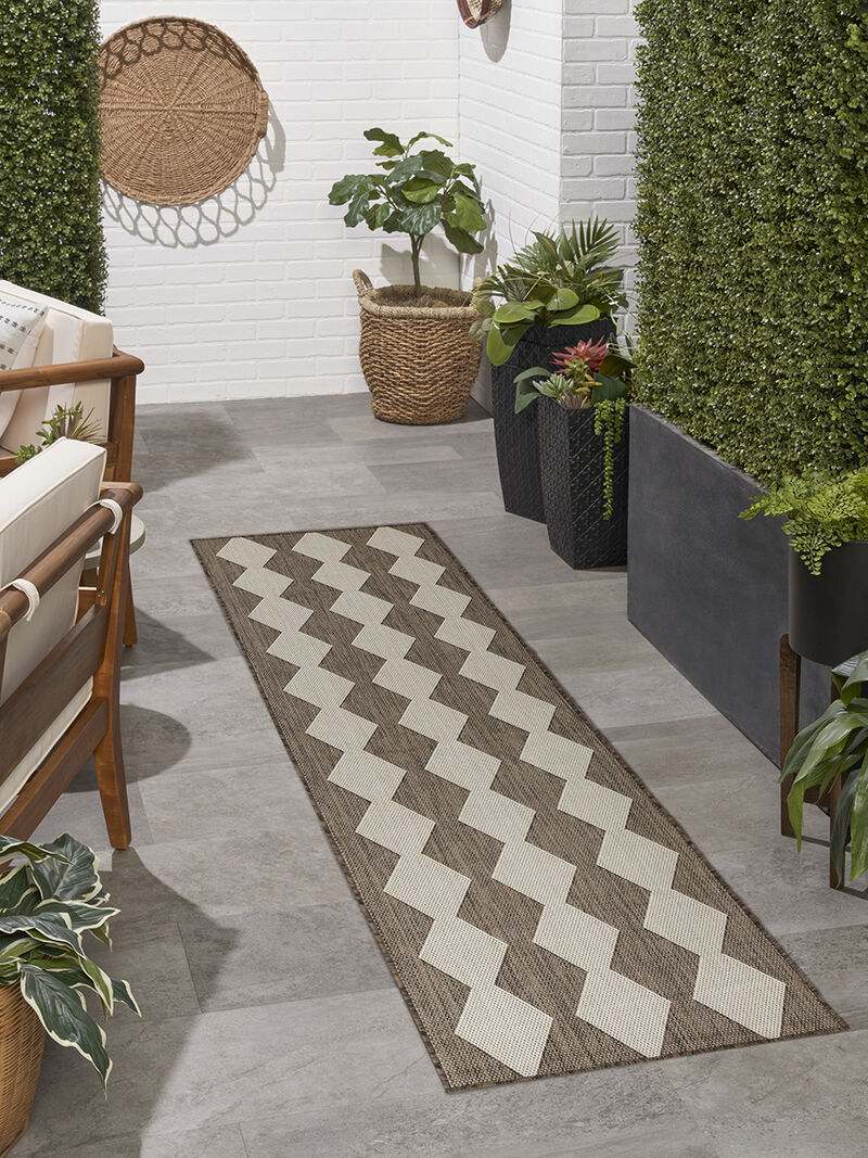 Positano POS04 Natural 2'2" x 12' Rug image number 1