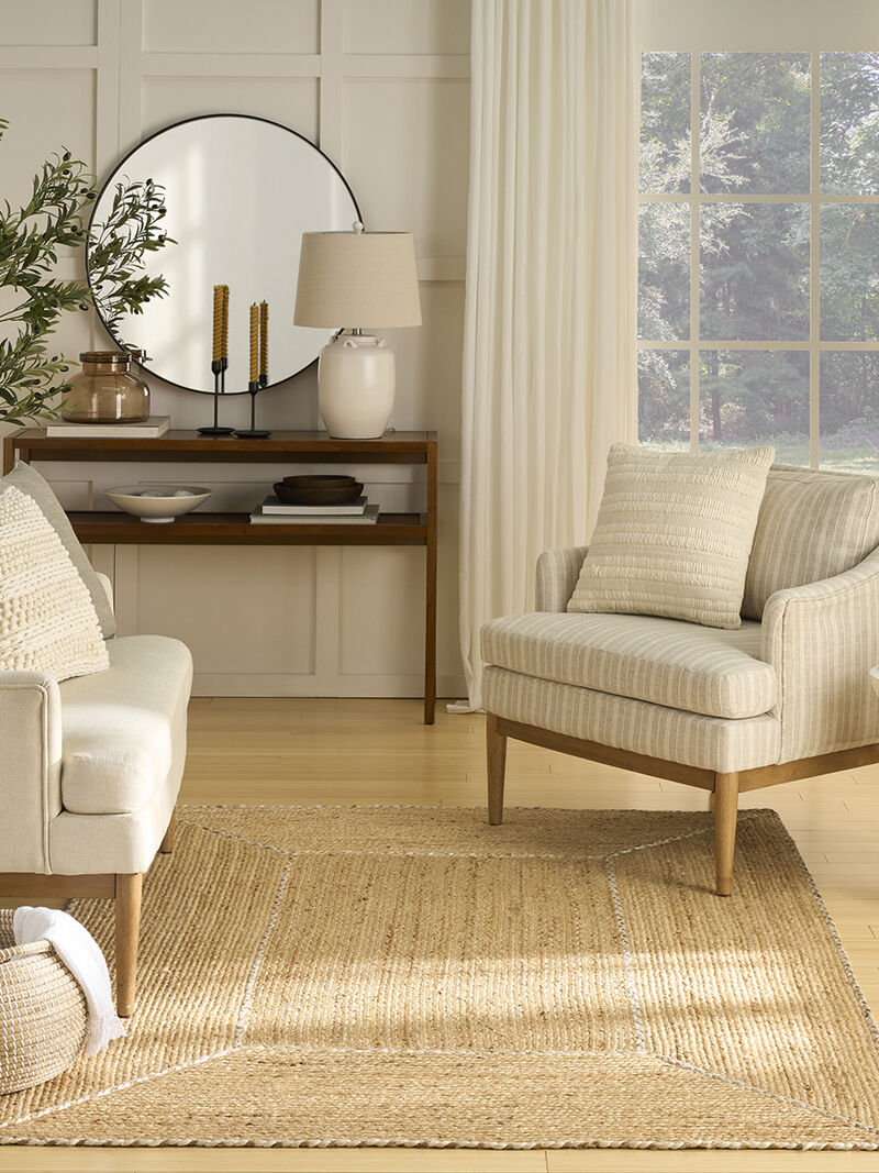 Terrazzo Jute TRJ01 Natural 5' x 7' Rug