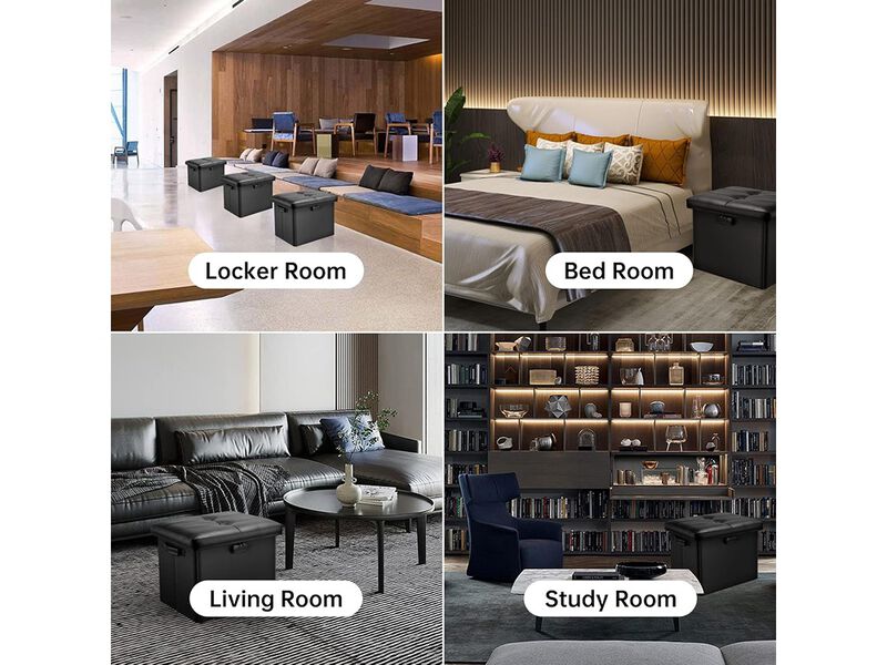 Fireproof Folding Ottoman Foot Rest