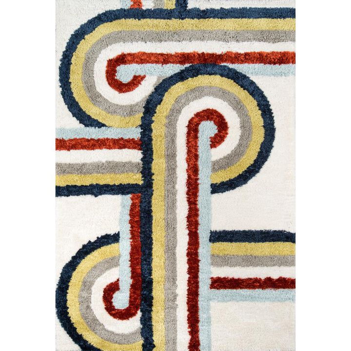 Novogratz Modern Rectangle Area Rug, Multi, 5' X 7'6