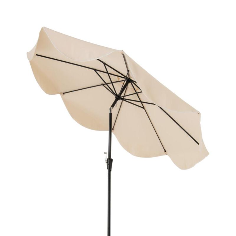 Hivvago 9 FT Patio Umbrella with Crank Handle and Push Button Tilt