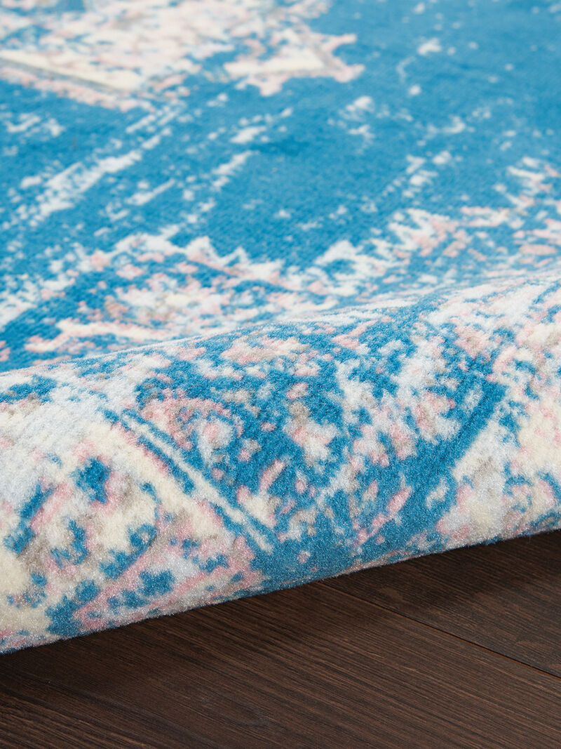 Grafix GRF14 Blue 6' x 9' Rug