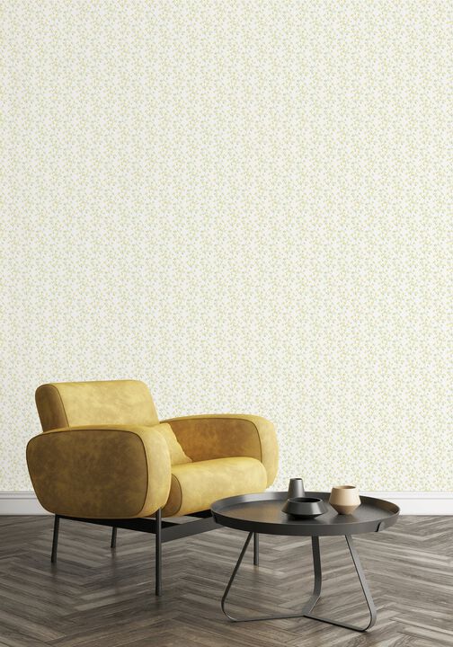Miniatures 3 Blossom Branch Yellow Wallpaper G68702