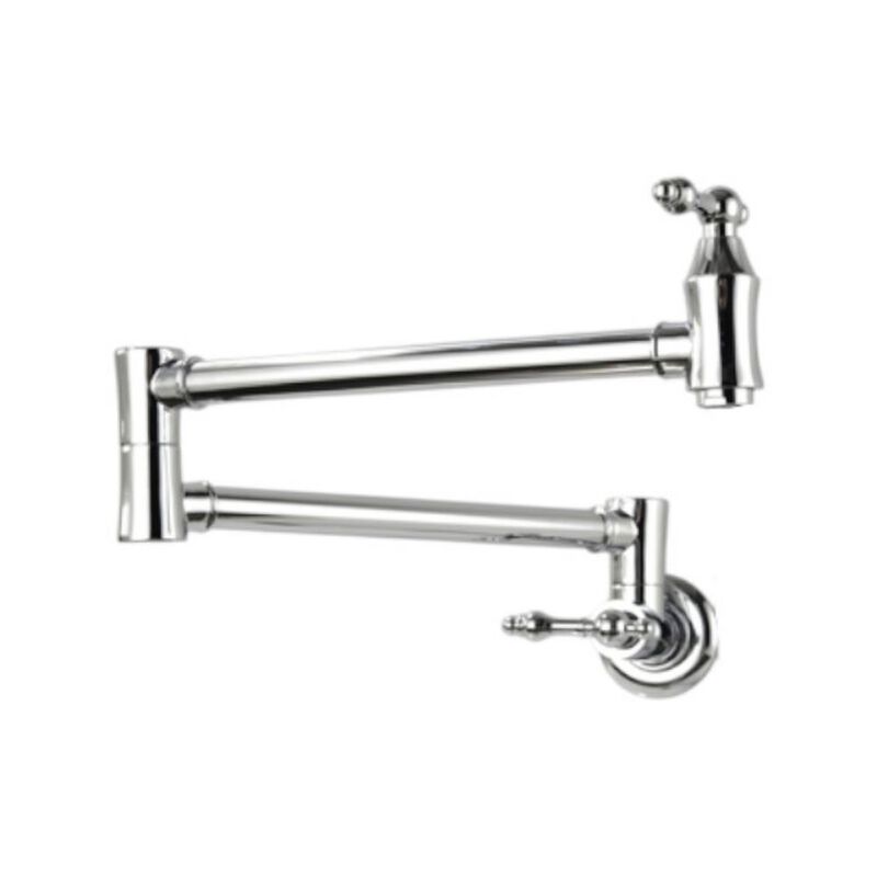 Wall-Mount Folding Pot Filler Faucet Extendable Kitchen Sink Faucet