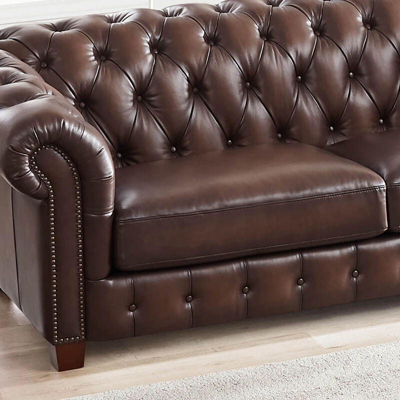 Versailles Top Grain Leather Sofa