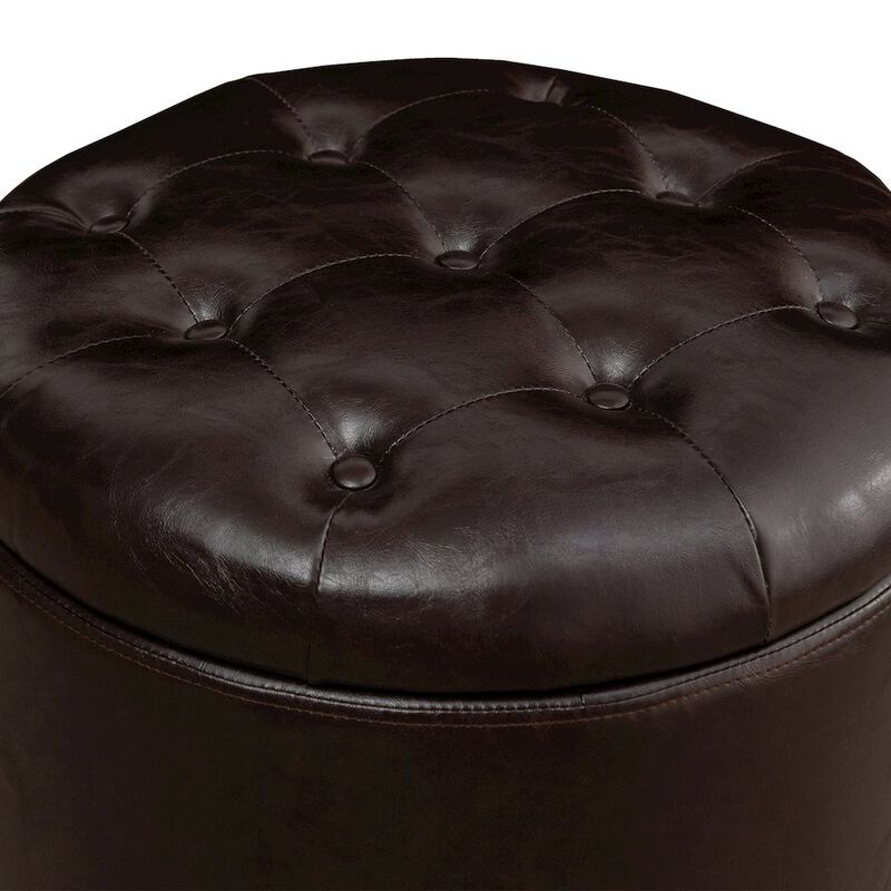Convience Concept, Inc. Designs4Comfort Round Storage Ottoman