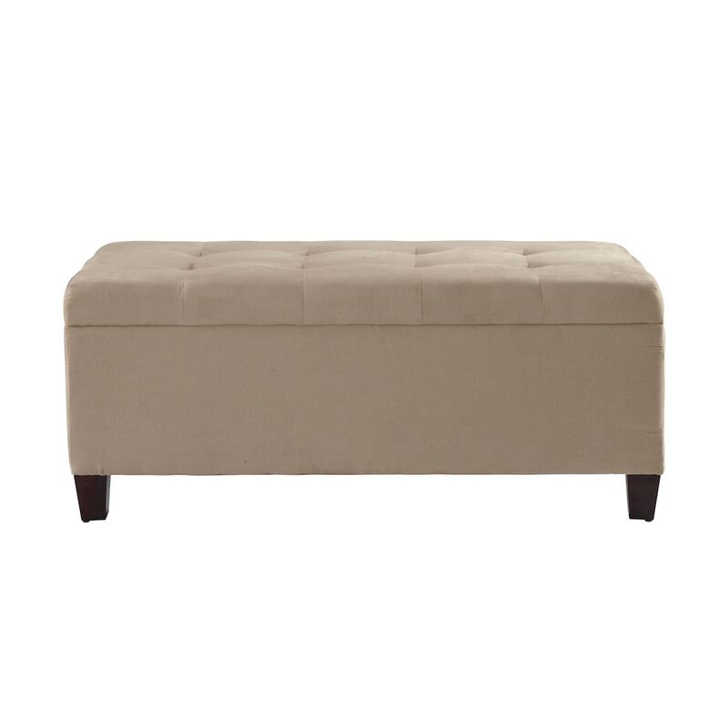Linon Carmen Shoe Storage Ottoman image number 1