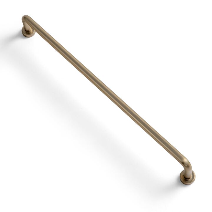 Goo-Ki 2 Pack 10"" Center to Center Champagne Bronze Modern Cabinet Pulls Solid Contemporary Home Improvement Hardware Drawer Pu