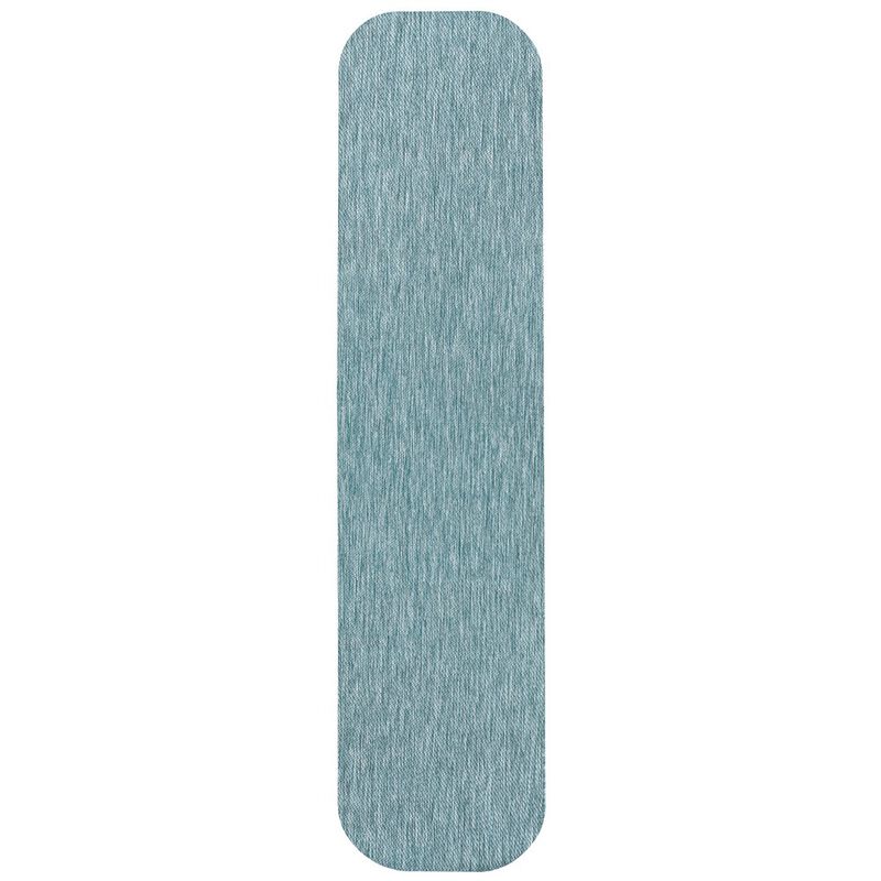 Miles Modern Minimalist Radius Corner Solid Area Rug