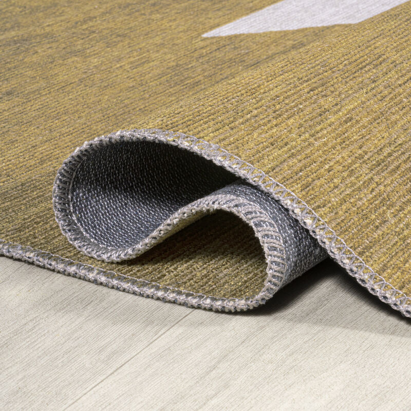 Chayton Minimalist Geometric Machine-Washable Indoor Area Rug