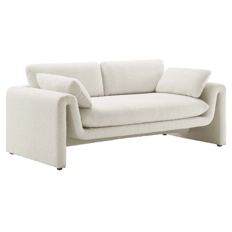 Waverly Boucle Fabric Sofa image number 2