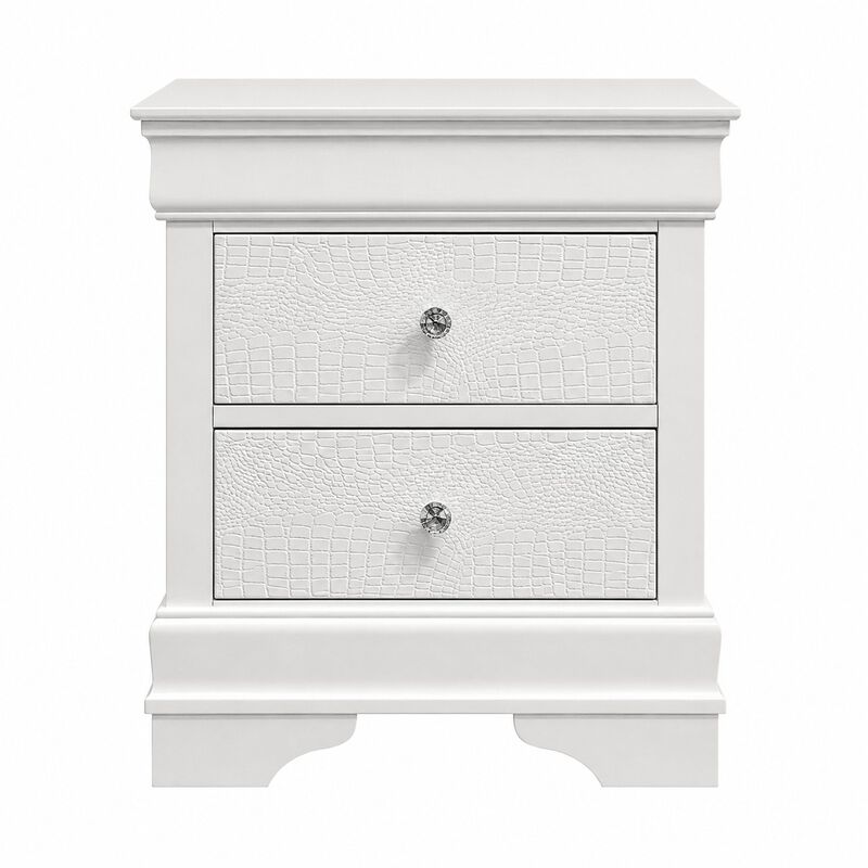Virestiq Textured 2-Drawer Nightstand image number 0