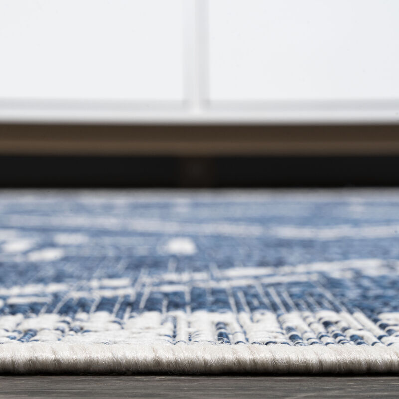 Marokko Diamond Tribal Medallion Indoor/Outdoor Area Rug