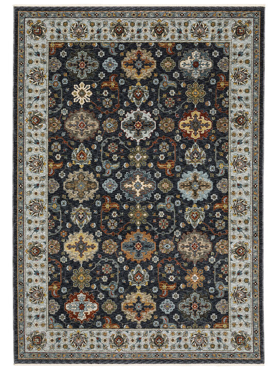 Aberdeen 3'3" x 5' Blue Rug