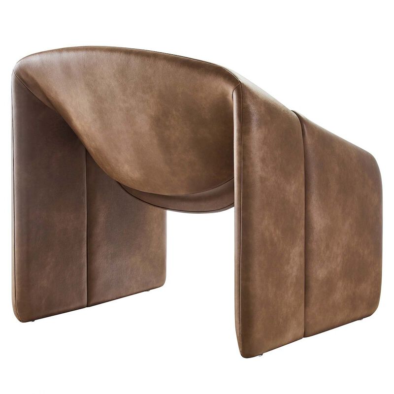 Vivi Vegan Leather Accent Chair image number 4