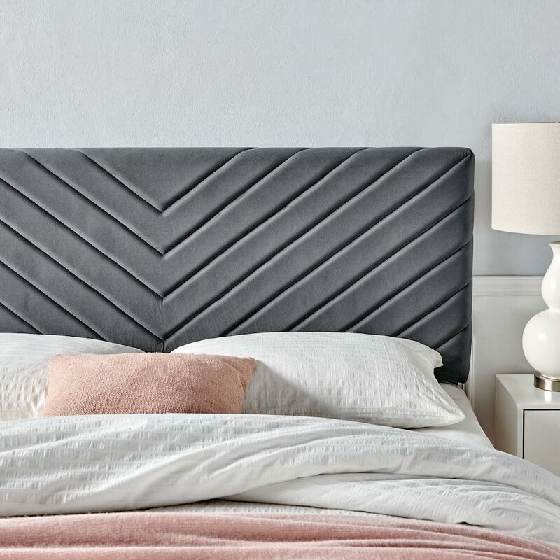 Angular Channel Tufted Performance Velvet King / California King Headboard image number 8