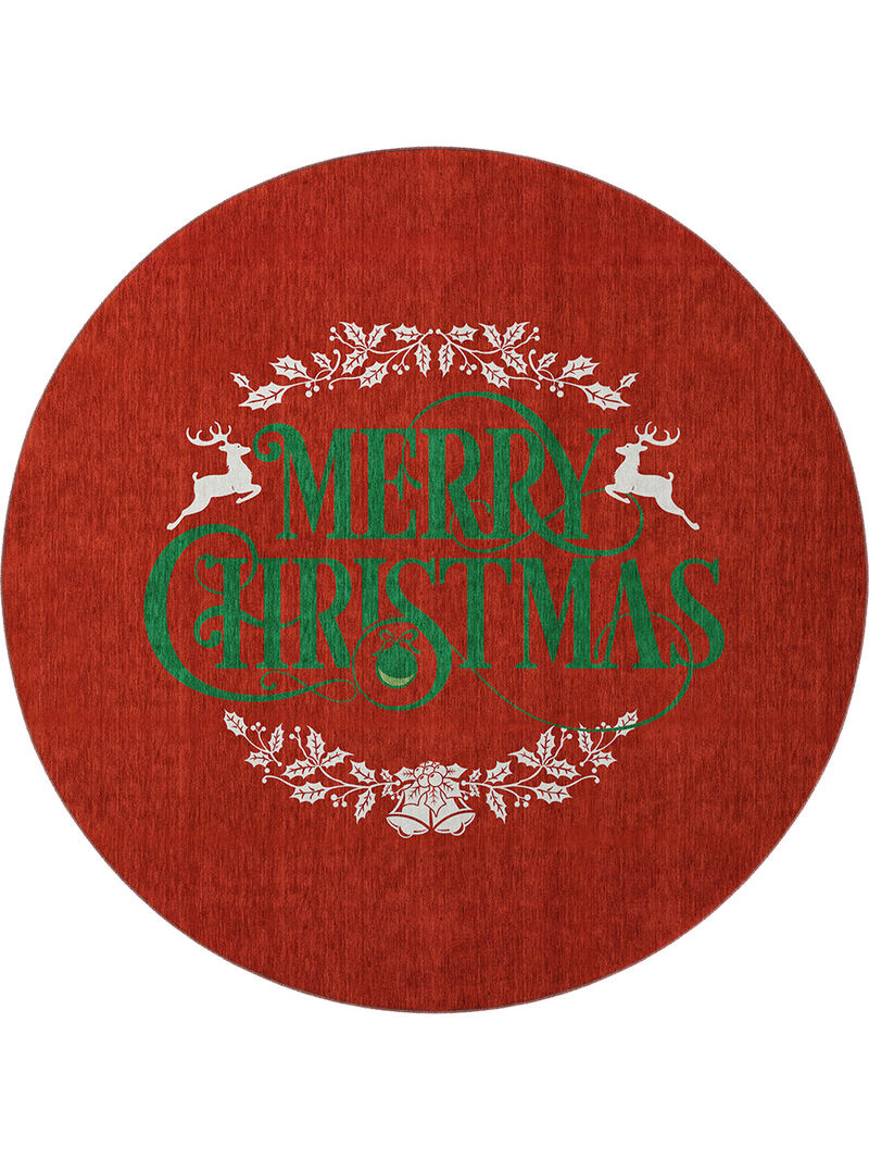 Merry & Bright MY6 8' Round Rug
