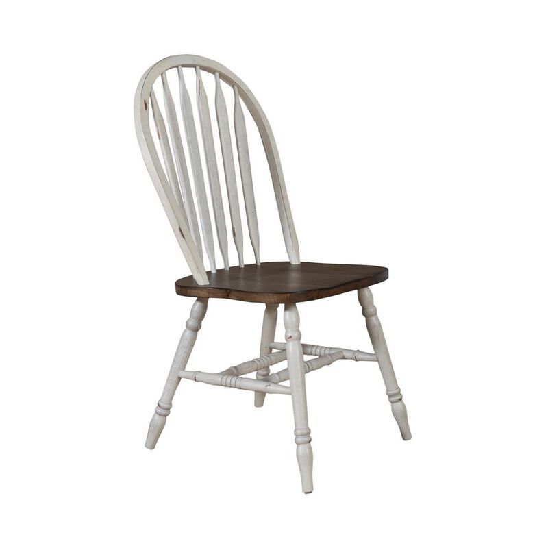 Liberty Furniture Windsor Side Chair)-Black- Set of 2 Solids Black image number 1