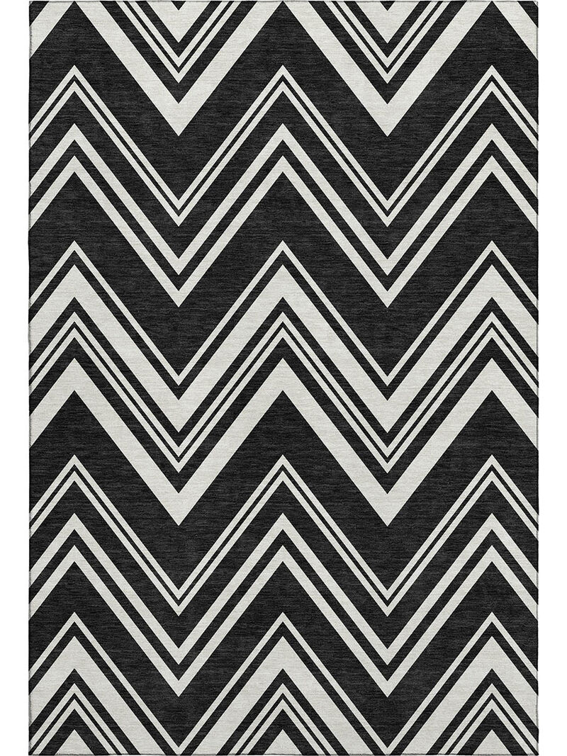 The Reserve TR17 Black 3' x 5' Rug