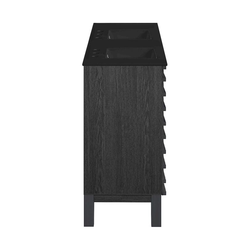Cascade 48 in. Bathroom Vanity with 3-Hole Ceramic Sink Top image number 3