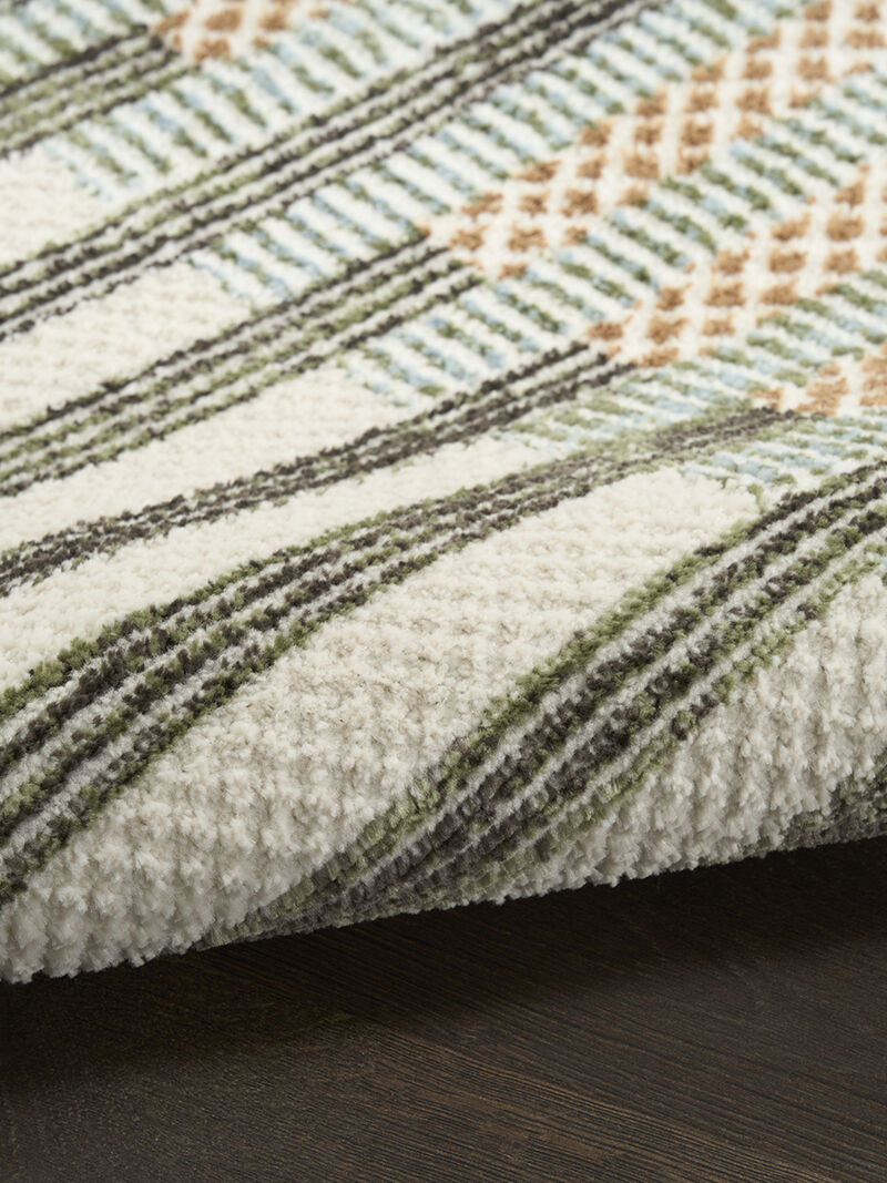 Nordic NRC15 Ivory/Multicolor 5' x 7' Rug