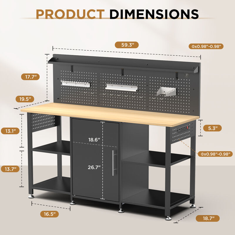 Misgaf Heavy Duty Workbench image number 8