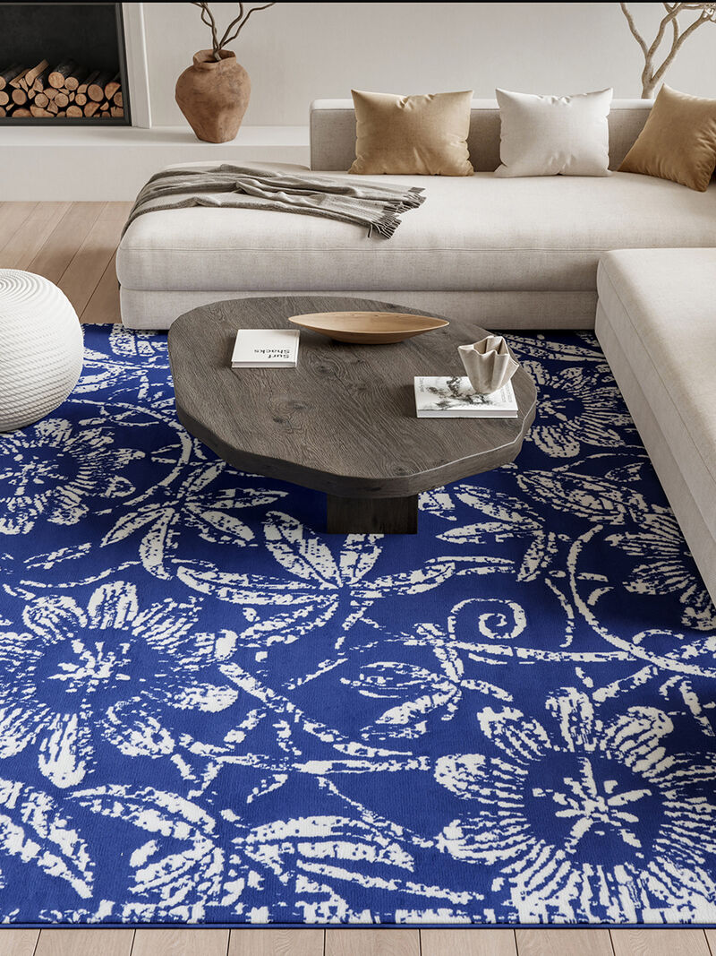 Whimsicle WHS05 Navy 7' x 10' Rug image number 1