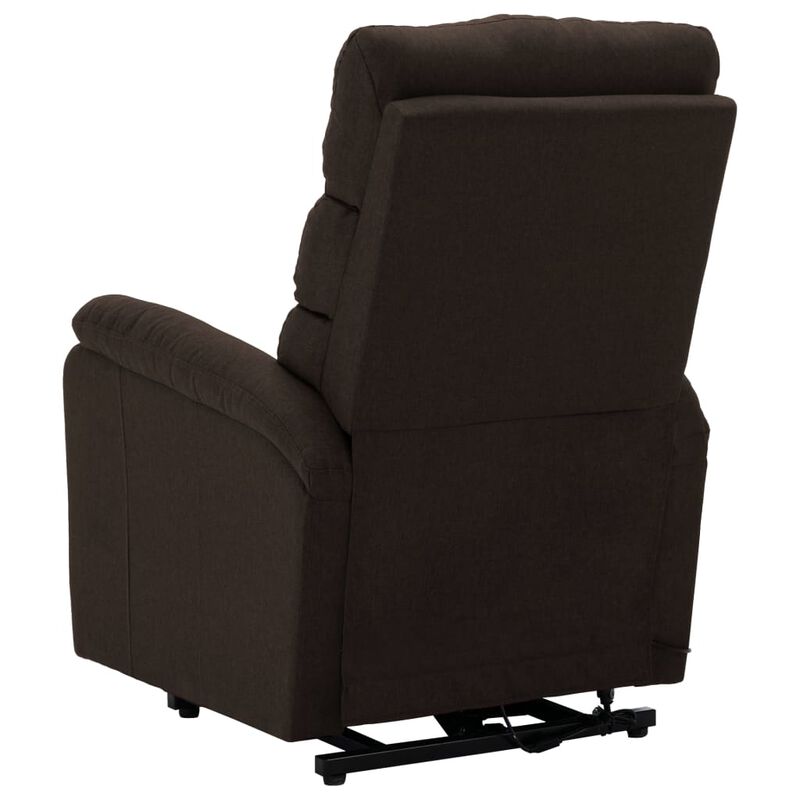 Stand up Chair Dark Brown Fabric