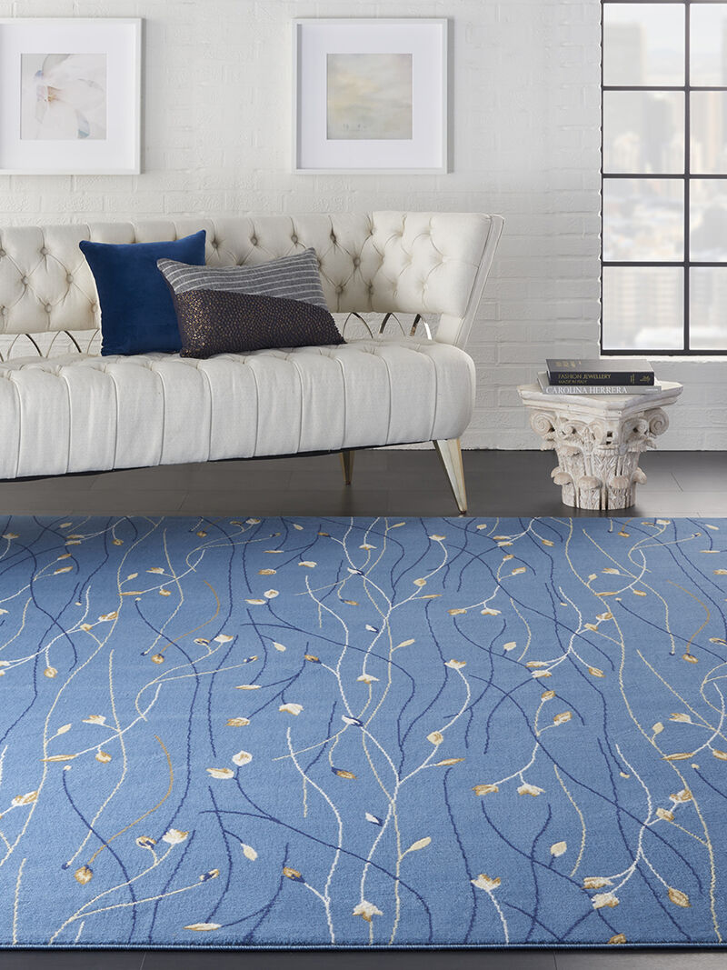 Grafix GRF15 Light Blue 7'10" x 9'10" Rug