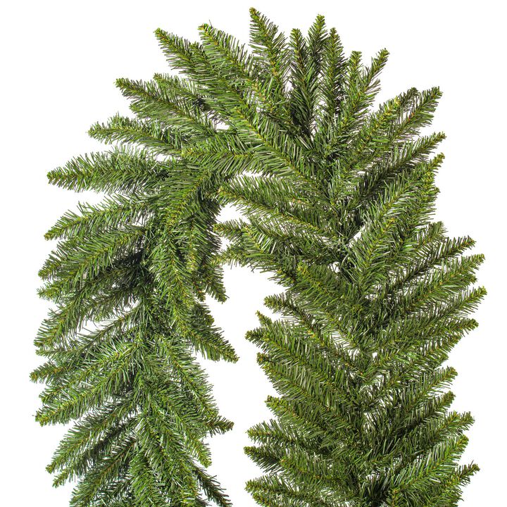 Vickerman 50'x14 Camdon Fir Artificial Christmas Garland, Unlit - Faux Large Christmas Garland - Indoor or Outdoor Garland - Holiday Garland Decor