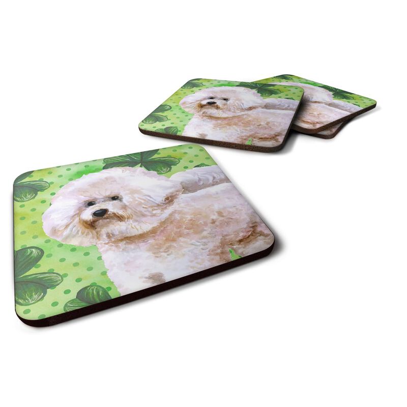 Caroline's Treasures Bichon Frise #2 St Patrick's Decorative coasters, Multicolor
