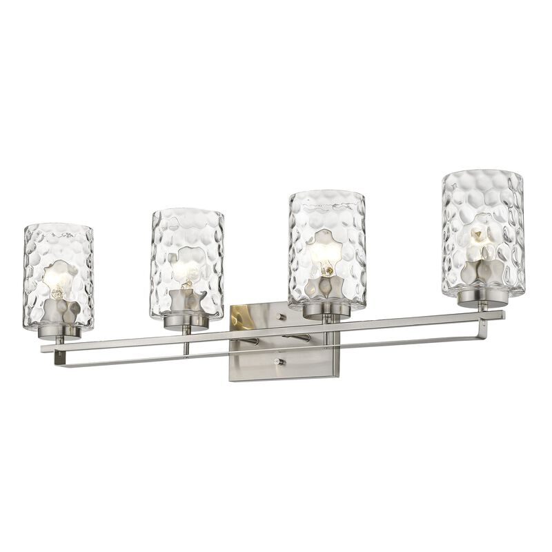 Hivvago Livvy 4-Light Satin Nickel Vanity