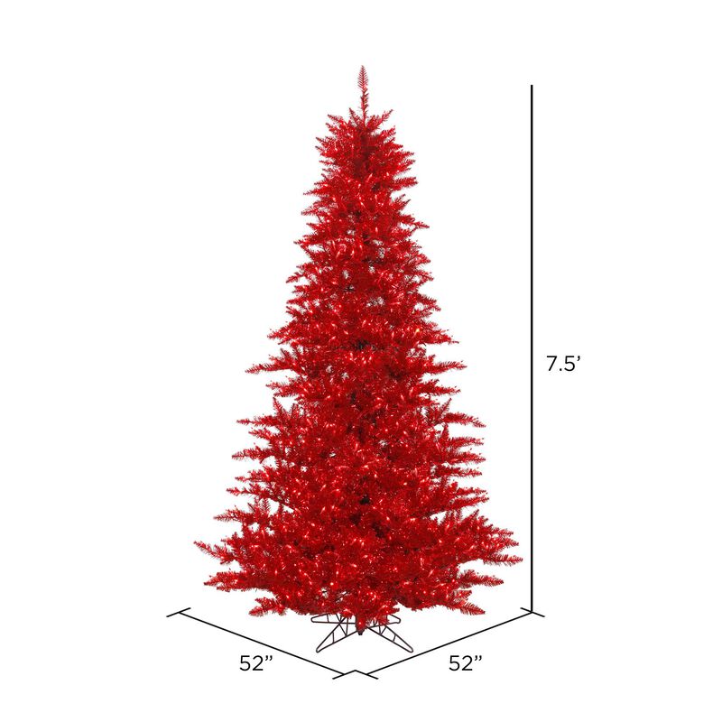 Vickerman Tinsel Red Fir DL LED 750Red - image number 2