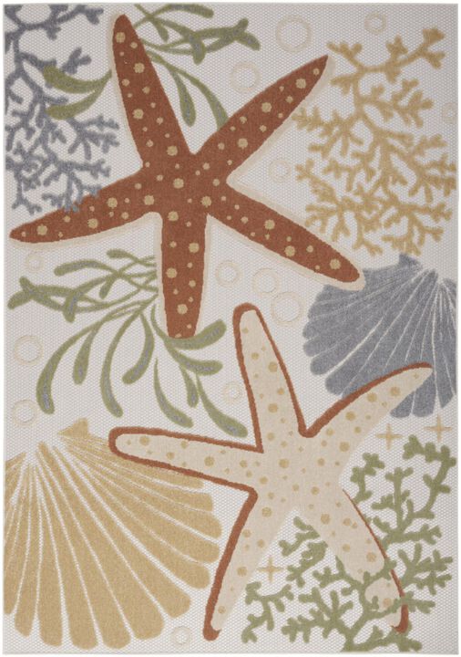 HomeRoots Indoor Outdoor Area Rug
