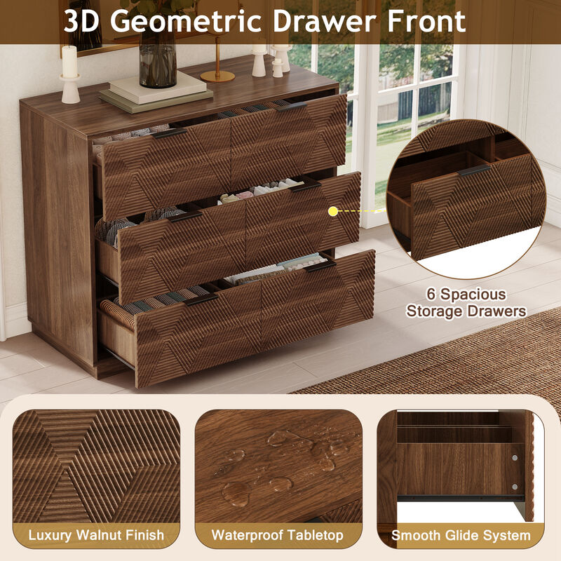 Jebweg Mid Century 3D Geometric Dresser image number 3