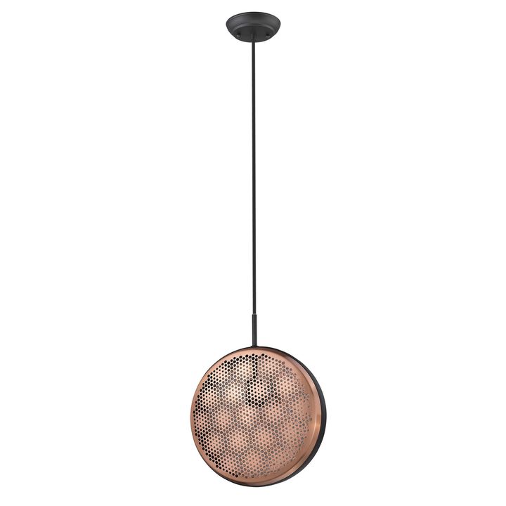 Hivvago Tholos 1-Light Matte Black Pendant