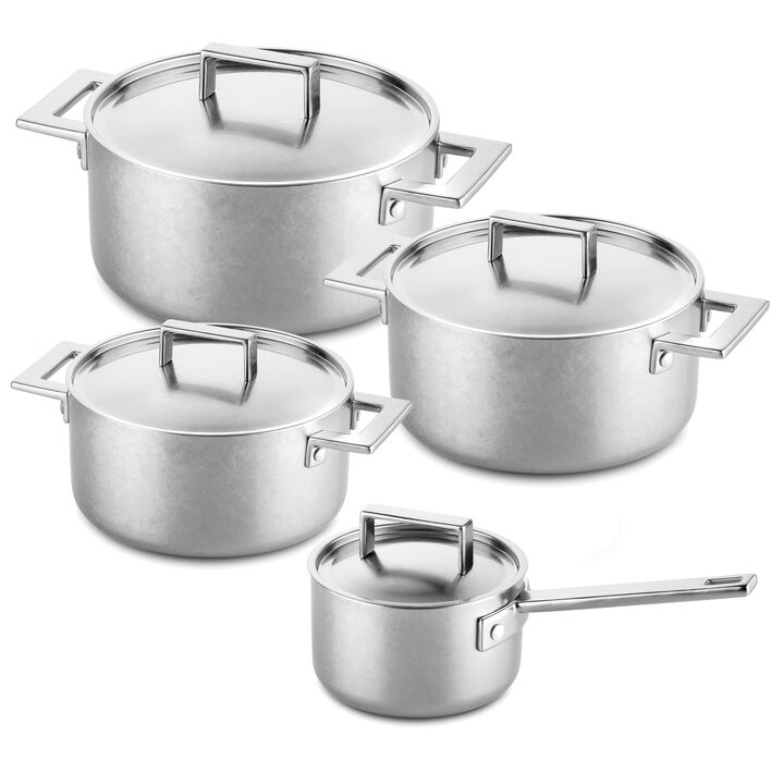 Attiva Pewter 8 Piece Kitchen Set