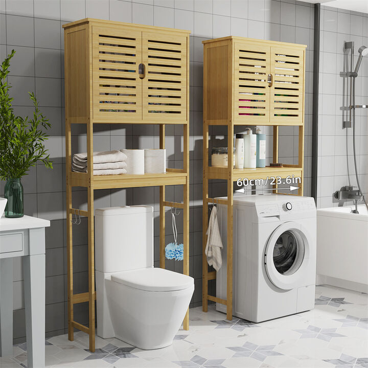 Over-The-Toilet Storage Rack 3-Tier Bathroom Organizer Shelf Cabinet Over Toilet