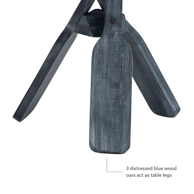 Linon Omar Side Table Grey image number 8