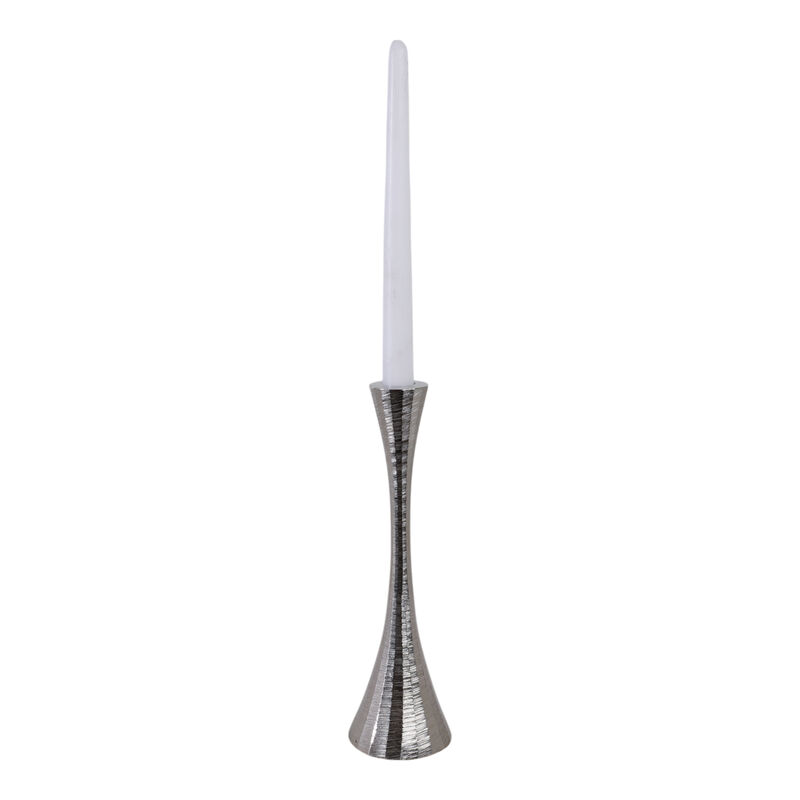 Etched Taper Candle Holder
